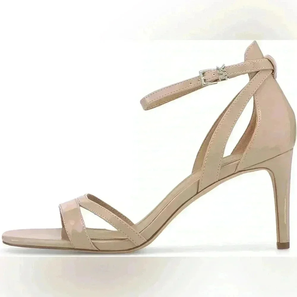 Michael Michael Kors Womens Kimberly Ankle Strap Strappy Heel Sandals